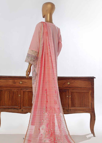 Bin Saeed Fabric - LF-EMB-0132C- 3 Piece Embroidered Stitched Suit