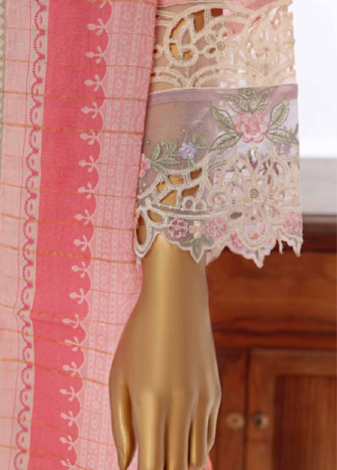 Bin Saeed Fabric - LF-EMB-0132C- 3 Piece Embroidered Stitched Suit