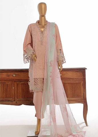 Bin Saeed Fabric - LF-EMB-0141C- 3 Piece Embroidered Stitched Suit