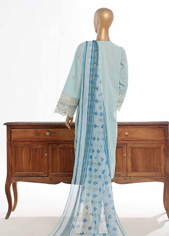 Bin Saeed Fabric - LF-EMB-0142C- 3 Piece Embroidered Stitched Suit