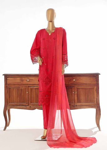 Bin Saeed Fabric - LF-EMB-0144B- 3 Piece Embroidered Stitched Suit