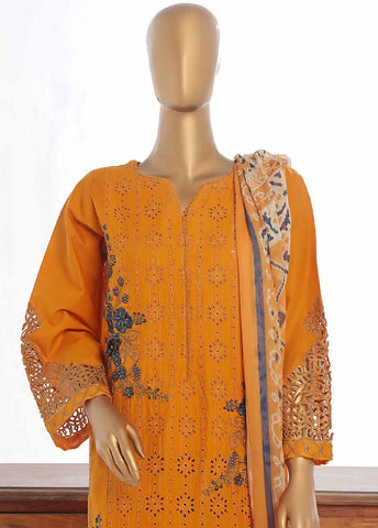 Bin Saeed Fabric - LF-EMB-0145C- 3 Piece Embroidered Stitched Suit