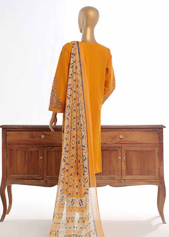 Bin Saeed Fabric - LF-EMB-0145C- 3 Piece Embroidered Stitched Suit