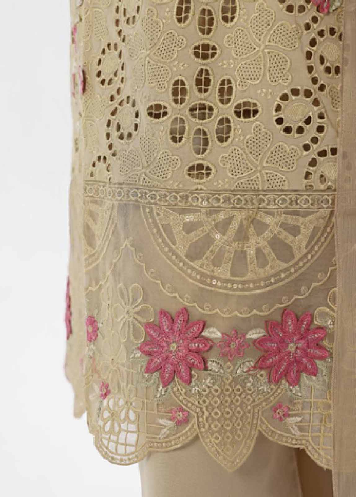 Bin Saeed Fabric - LF-EMB-027B- 3 Piece Embroidered Stitched Suit