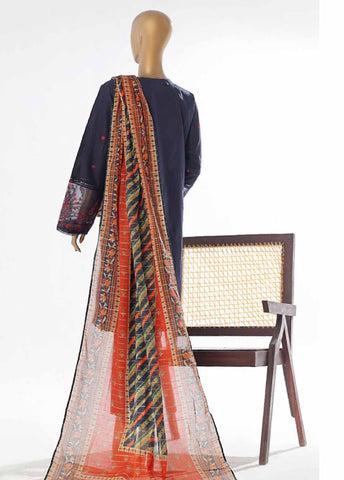 Bin Saeed Fabric - LF-EMB-046A- 3 Piece Embroidered Stitched Suit