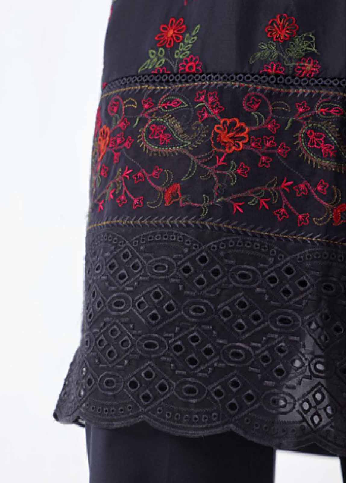 Bin Saeed Fabric - LF-EMB-046A- 3 Piece Embroidered Stitched Suit