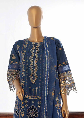 Bin Saeed Fabric - LF-EMB-046B- 3 Piece Embroidered Stitched Suit