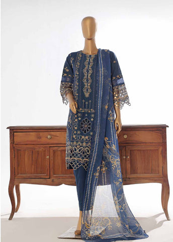 Bin Saeed Fabric - LF-EMB-046B- 3 Piece Embroidered Stitched Suit
