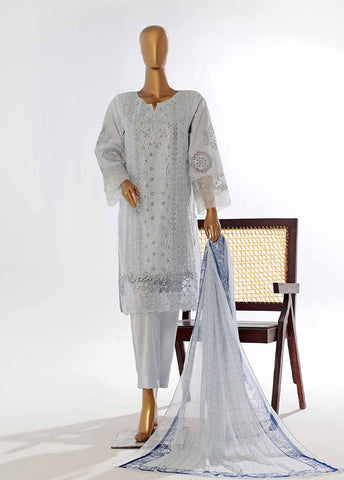 Bin Saeed Fabric - LF-EMB-065A- 3 Piece Embroidered Stitched Suit