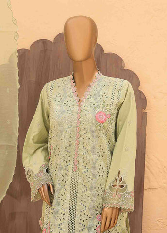Bin Saeed Fabric - LF-HR-0133 B-3 Piece Chikankari Stitched Suit