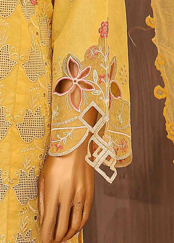Bin Saeed Fabric - LF-HR-0135 B-3 Piece Chikankari Stitched Suit