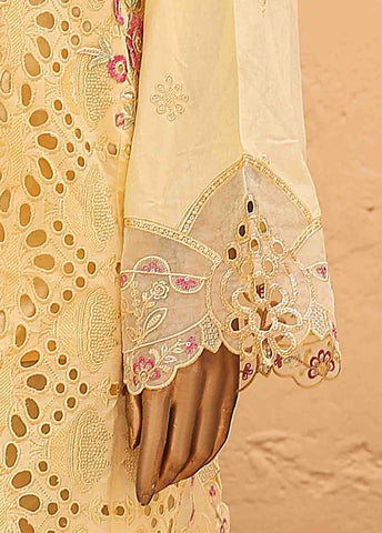 Bin Saeed Fabric - LF-HR-0136 B-3 Piece Chikankari Stitched Suit
