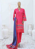 LIE-6543-3 Piece Linen Embroidered Stitched Suit