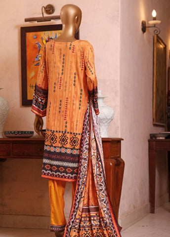 Bin Saeed Fabric - LIN-20421-3 Piece Linen Printed Suit (Copy)