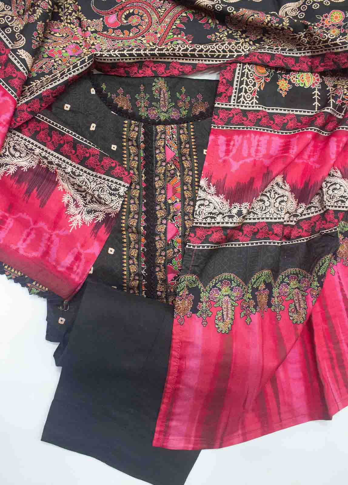 Bin Saeed Fabric - LIN-4767-3 Piece Linen Printed Suit