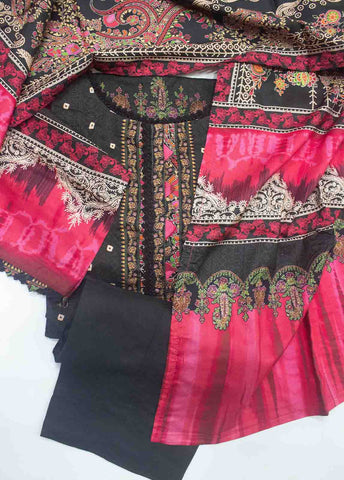 Bin Saeed Fabric - LIN-4767-3 Piece Linen Printed Suit