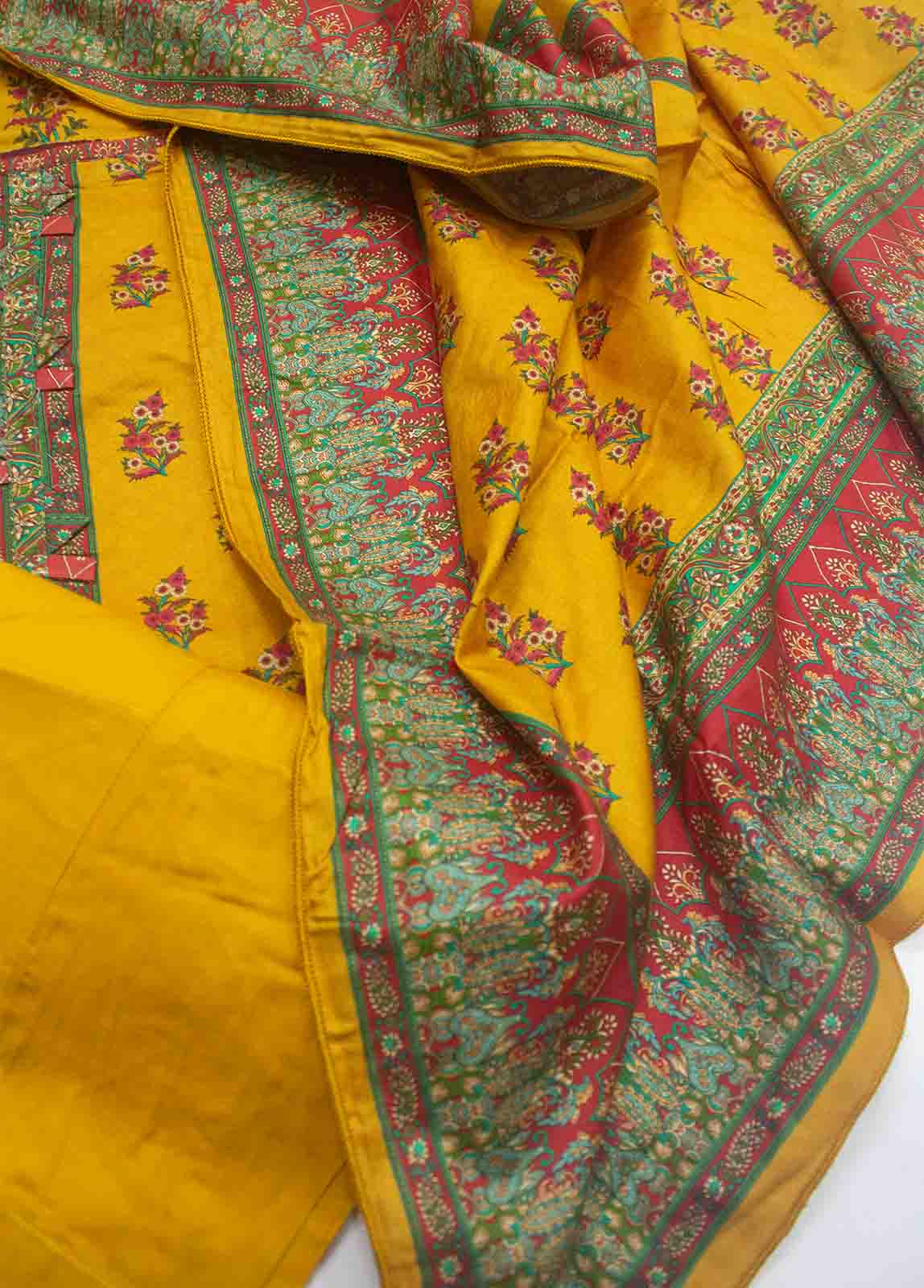 Bin Saeed Fabric - LIN-4924-3 Piece Linen Printed Suit