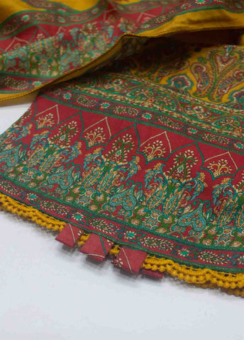 Bin Saeed Fabric - LIN-4924-3 Piece Linen Printed Suit