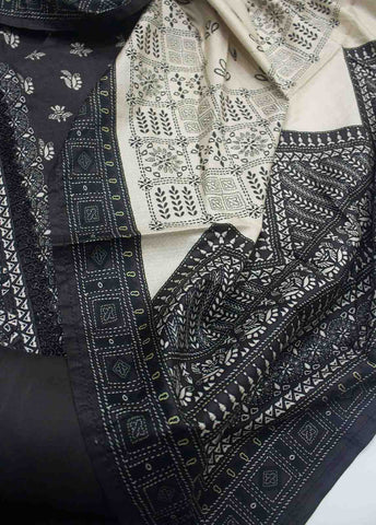 Bin Saeed Fabric - LIN-5077-3 Piece Linen Printed Suit