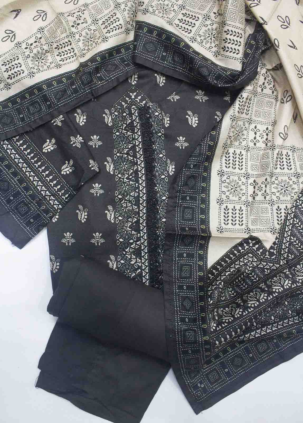 Bin Saeed Fabric - LIN-5077-3 Piece Linen Printed Suit