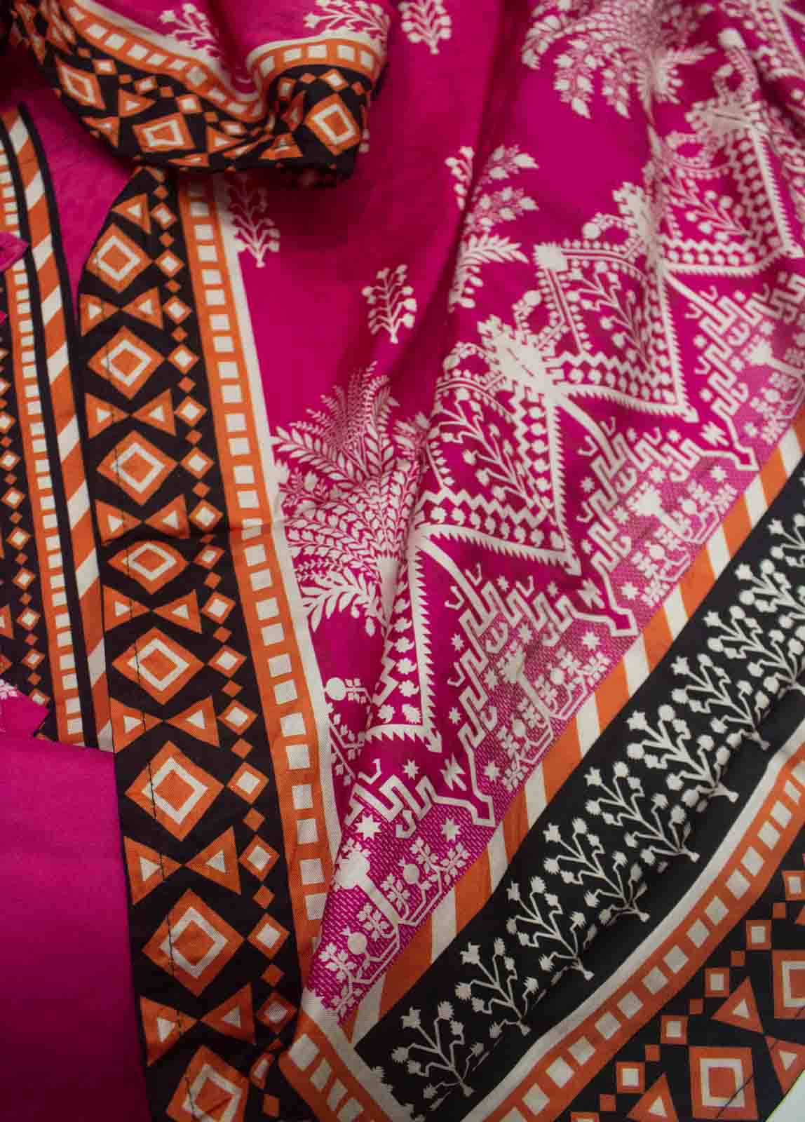 Bin Saeed Fabric - LIN-5152-3 Piece Linen Printed Suit