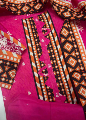 Bin Saeed Fabric - LIN-5152-3 Piece Linen Printed Suit