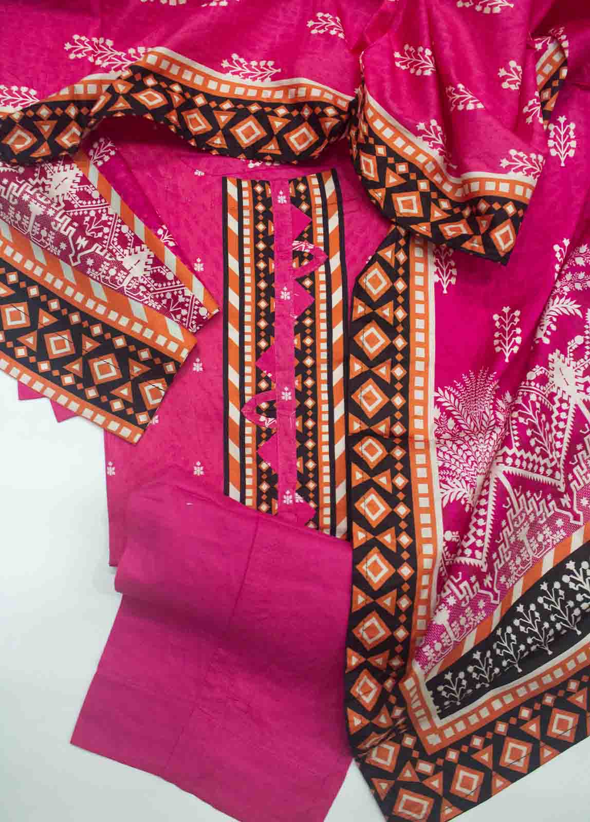 Bin Saeed Fabric - LIN-5152-3 Piece Linen Printed Suit