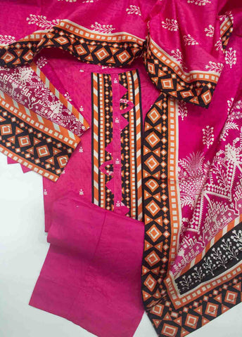 Bin Saeed Fabric - LIN-5152-3 Piece Linen Printed Suit