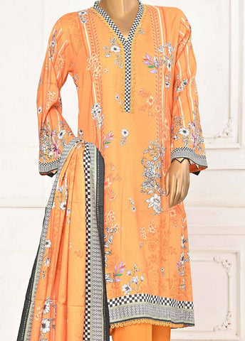 Bin Saeed Fabric - LIN-5622-3 Piece Linen Printed Stitched Suit