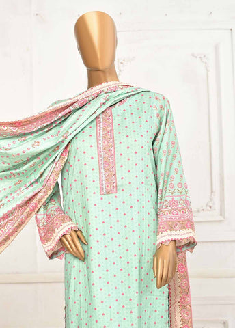 Bin Saeed Fabric - LIN-5626-3 Piece Linen Printed Stitched Suit