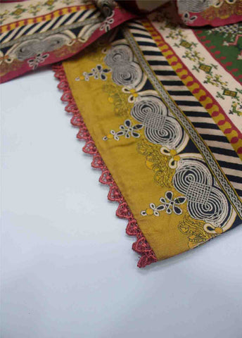 Bin Saeed Fabric - LIN-5627-3 Piece Linen Printed Suit