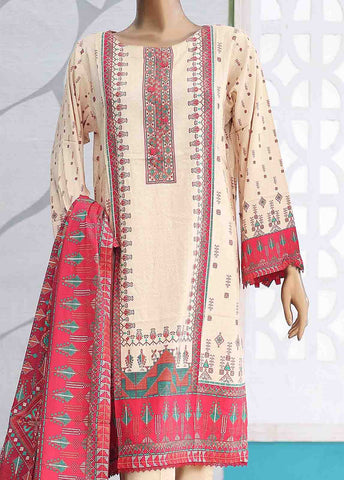 Bin Saeed Fabric - LIN-5837-3 Piece Linen Printed Suit