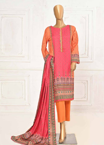 Bin Saeed Fabric - LIN-5838-3 Piece Linen Printed Stitched Suit