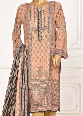 Bin Saeed Fabric - LIN-5957-3 Piece Linen Printed Stitched Suit