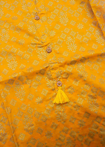 Bin Saeed Fabric - LRGF-006- 2 Piece Embridered Cotton Stitched Suit