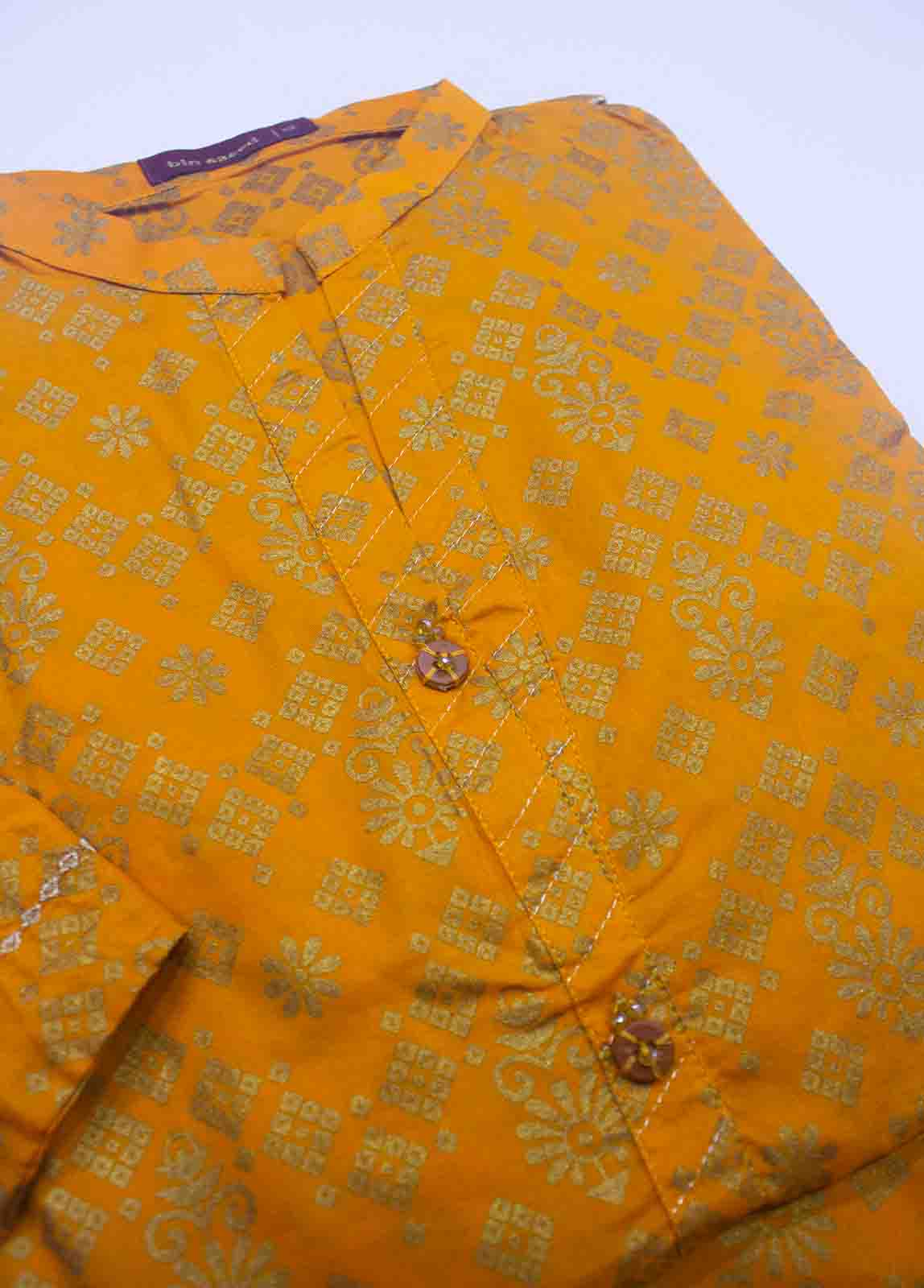 Bin Saeed Fabric - LRGF-006- 2 Piece Embridered Cotton Stitched Suit