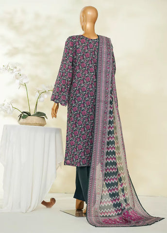 3 Piece Printed MultiColor Lawn Shirt with Trouser & Dupatta