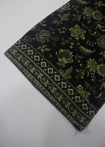 2 Piece Printed Stitched Black Color Lawn Shirt and Farshi Shalwar