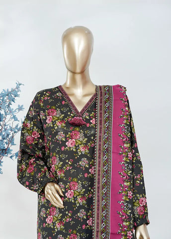3 Piece Printed MultiColor Lawn Shirt with Trouser & Dupatta