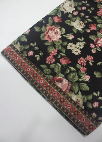 2 Piece Printed Stitched Black Color Lawn Shirt and Farshi Shalwar