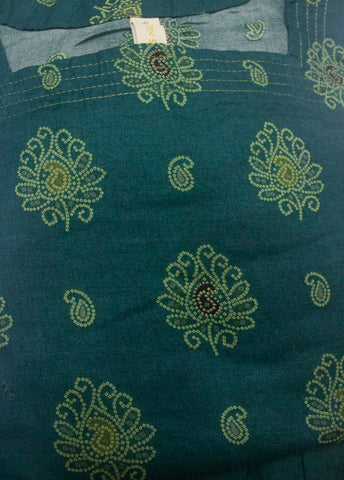2 Piece Printed Stitched Teal Color Lawn Shirt and Trouser