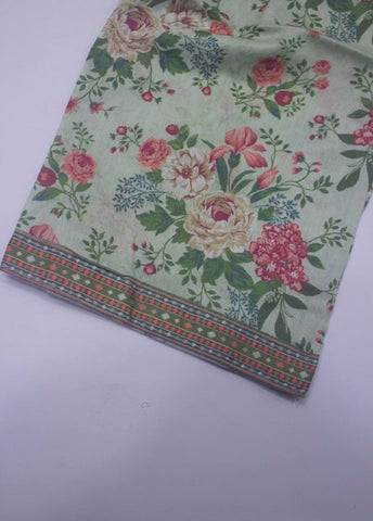 3 Piece Printed Stitched Mint Green Color Lawn Shirt with Trouser & Dupatta