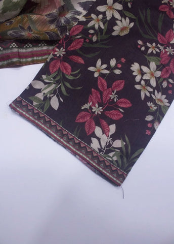 3 Piece Printed Stitched MultiColor Lawn Shirt with Trouser & Dupatta