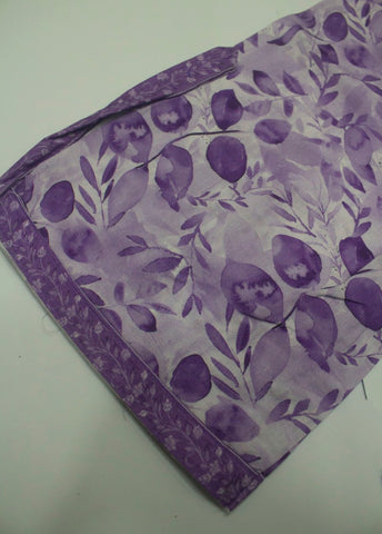 3 Piece Printed Stitched Lilac Color Lawn Shirt with Trouser & Dupatta