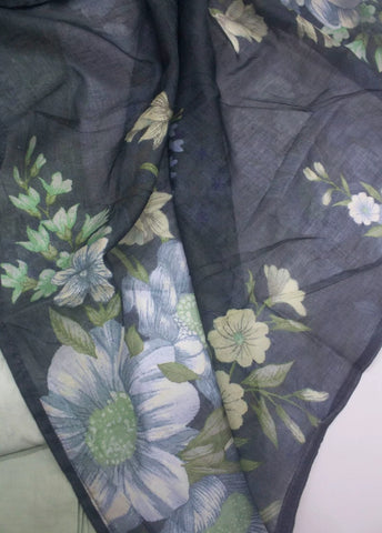 3 Piece Printed Stitched Pista Green Color Lawn Shirt with Trouser & Dupatta