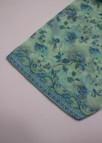 3 Piece Printed Stitched Mint Green Color Lawn Shirt with Trouser & Dupatta