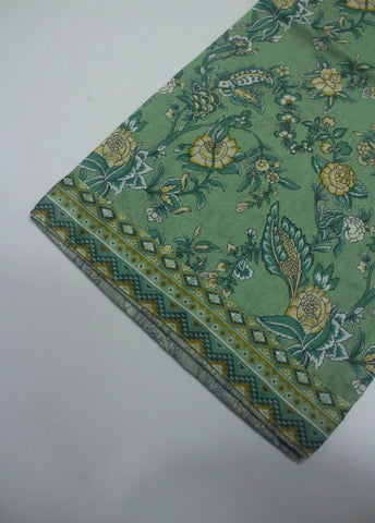 3 Piece Printed Stitched Seafoam Green Color Lawn Shirt with Trouser & Dupatta