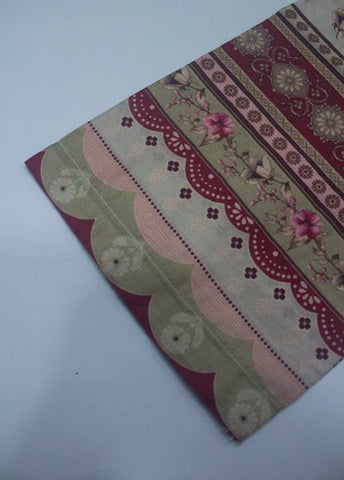 3 Piece Printed Stitched Beige Color Lawn Shirt with Trouser & Dupatta