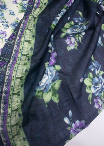 3 Piece Printed Stitched Off White Color Lawn Shirt with Trouser & Dupatta