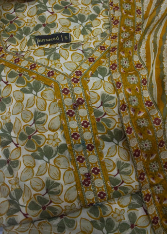 3 Piece Printed Stitched MultiColor Lawn Shirt with Trouser & Dupatta